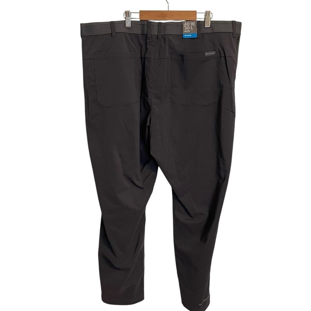 Columbia Omni Shade Active Fit Tech Trail II Pants Grey Size 40 NWT - Picture 5 of 7
